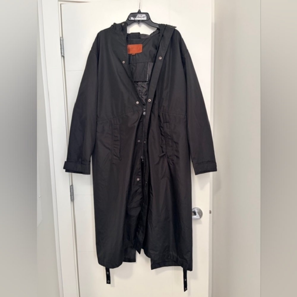 Outback Trading company Long Black Trench Coat